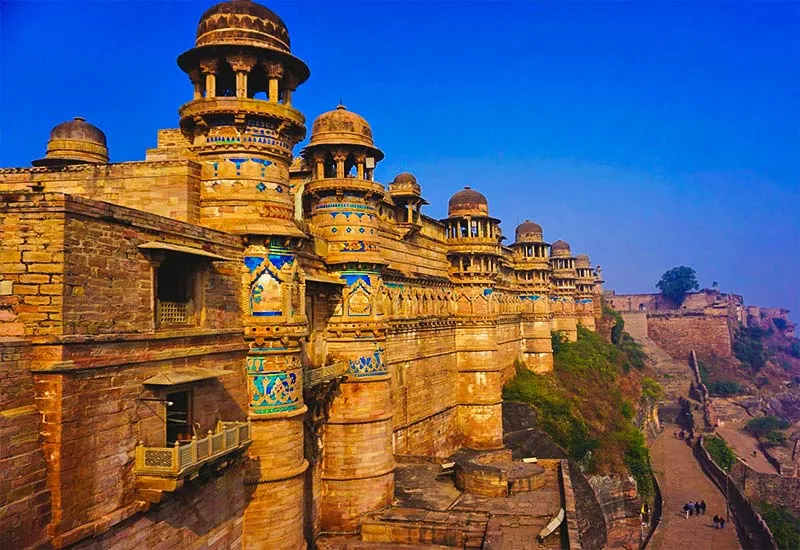 Man Singh Palace, Gwalior Fort, | Stock Photo