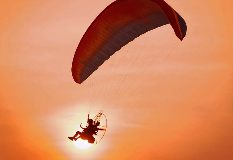 Powered Paragliding in Diu (Diwali Special)