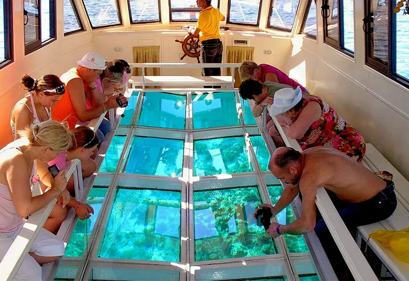 Glass Bottomed Boat Ride in Lakshadweep