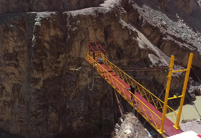 Bungee Jumping in Ladakh