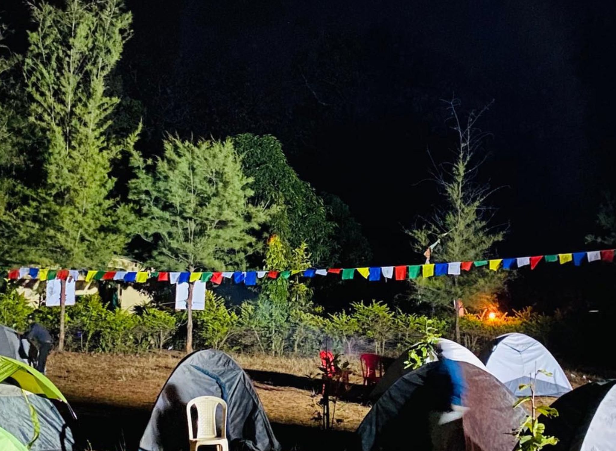 Camping in Mainpat Hill