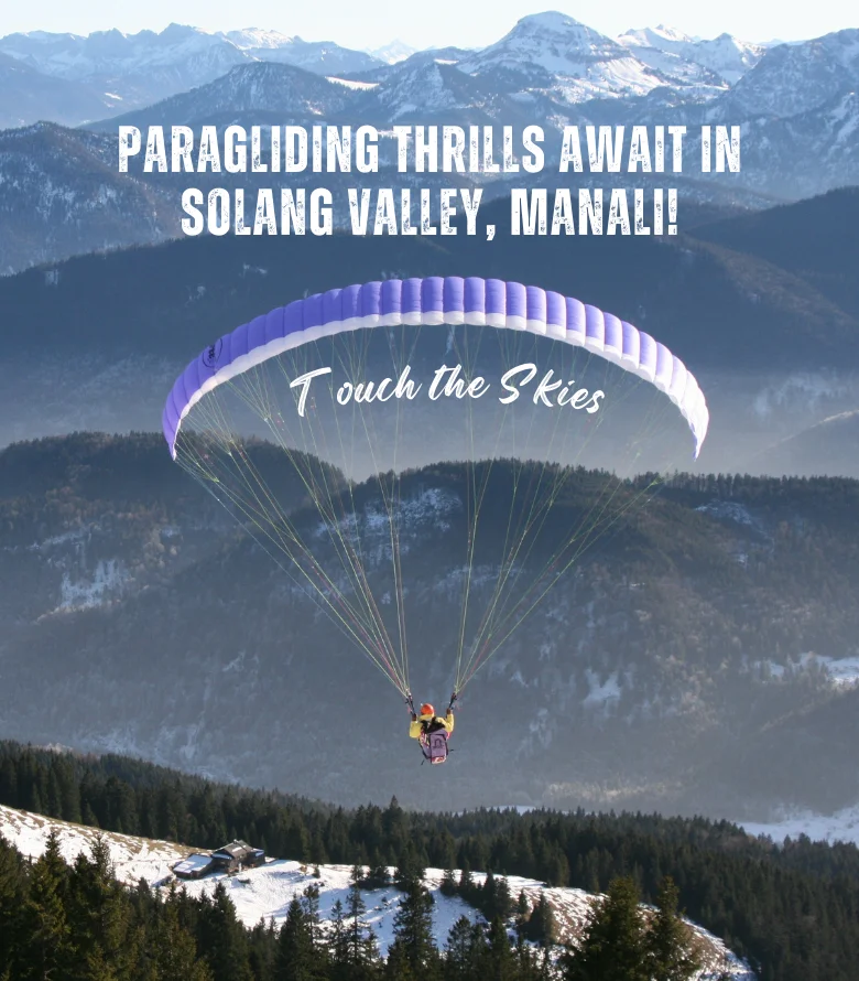 Paragliding in Solang Valley, Manali