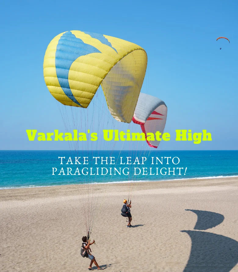 Paragliding in Varkala