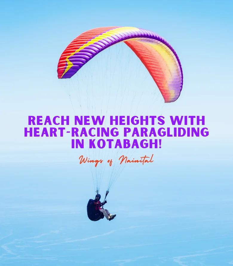 Paragliding in Kotabagh, Nainital