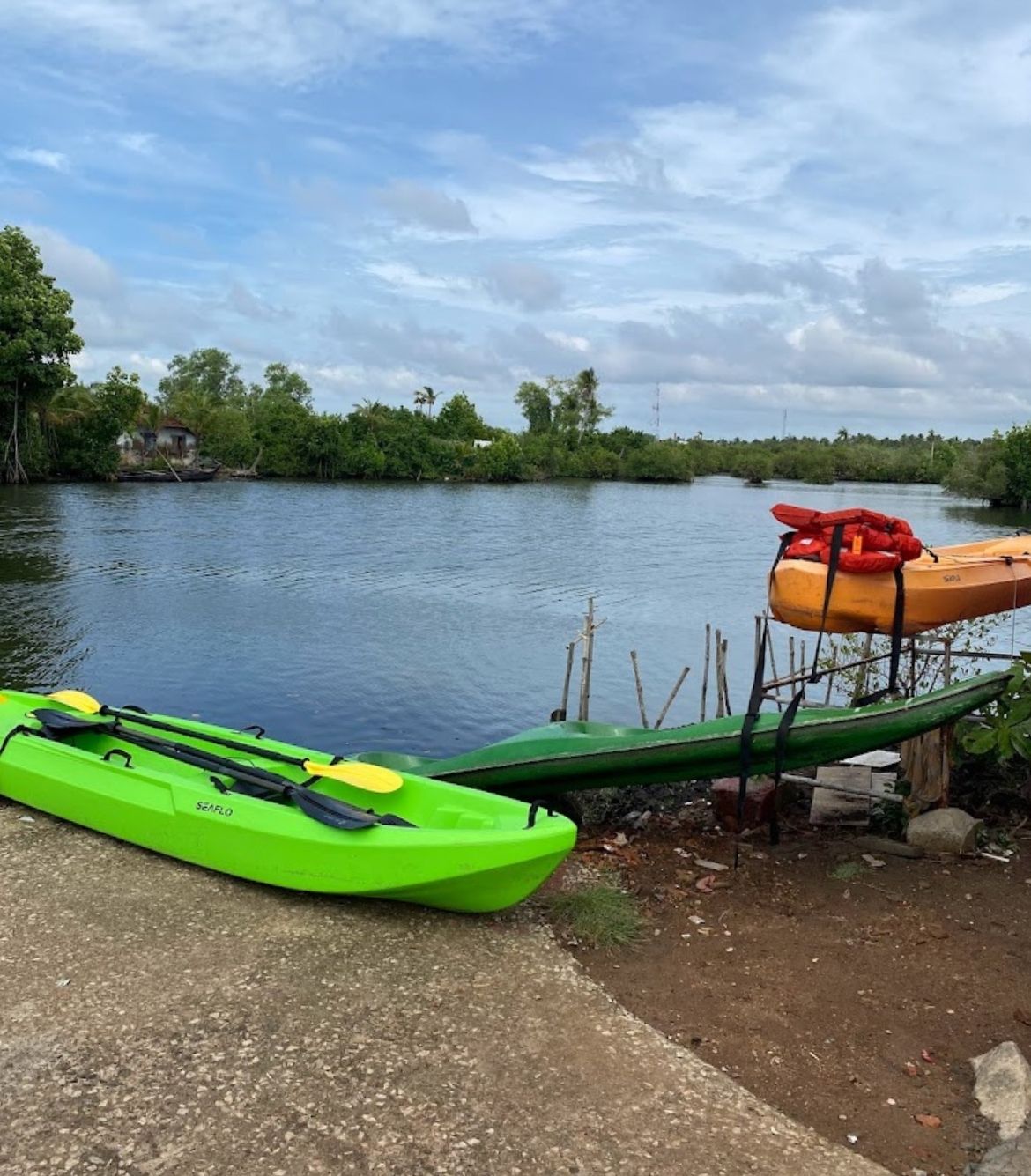 Backwater Kayaking in Munroe Island