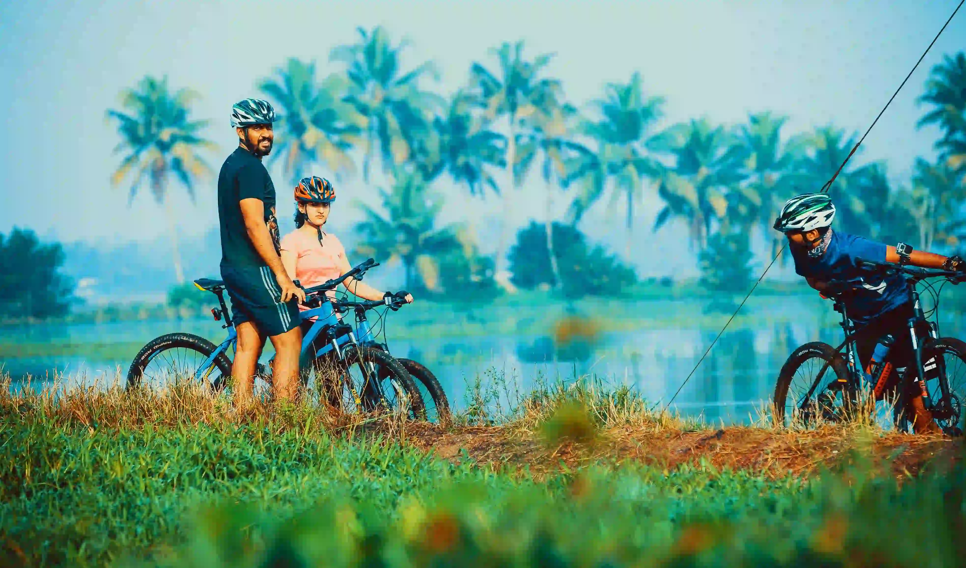 Backwater Cycling Tour in Kottyam, Kerala