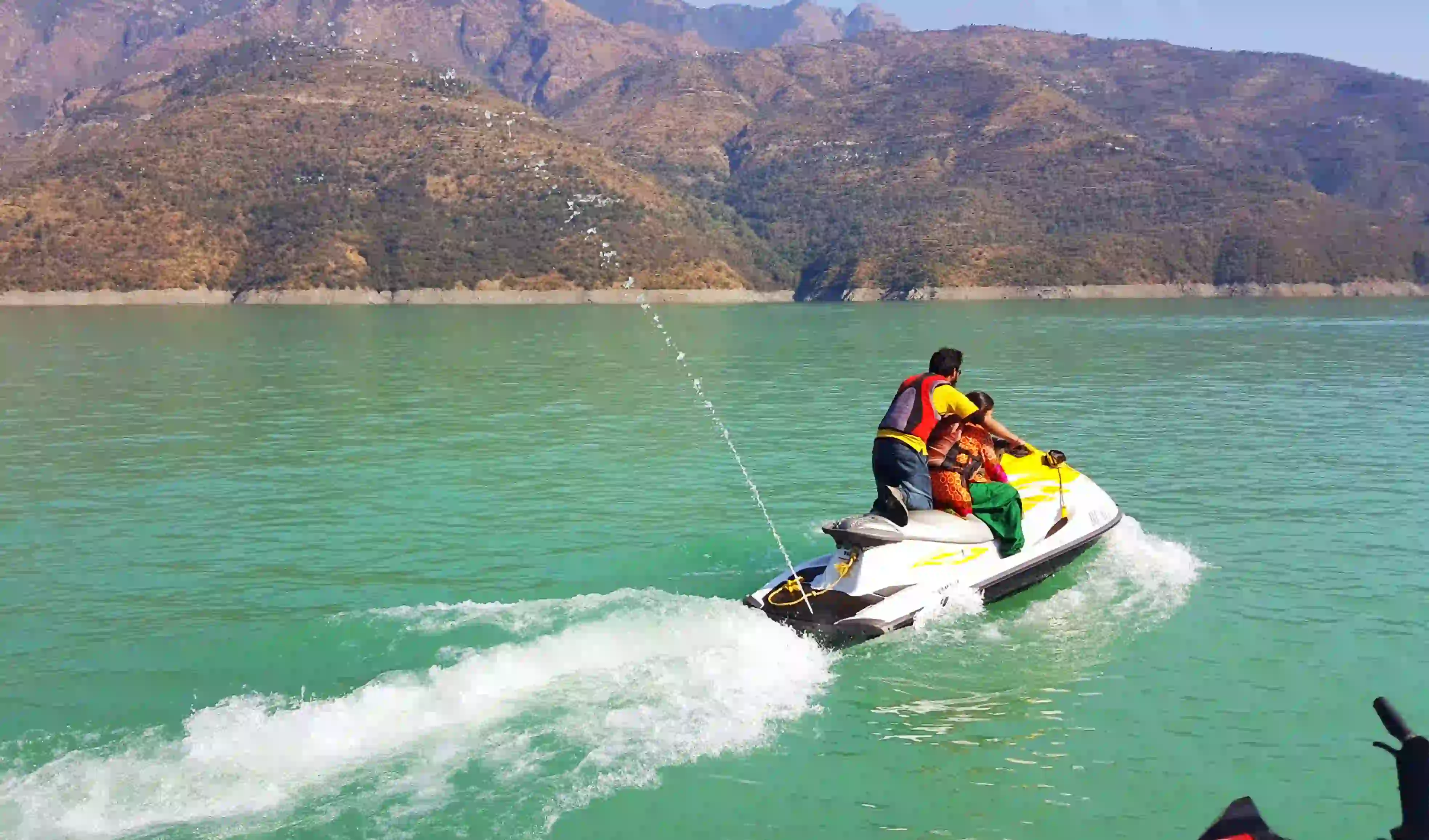 Jet Ski in Tehri Lake near Rishikesh
