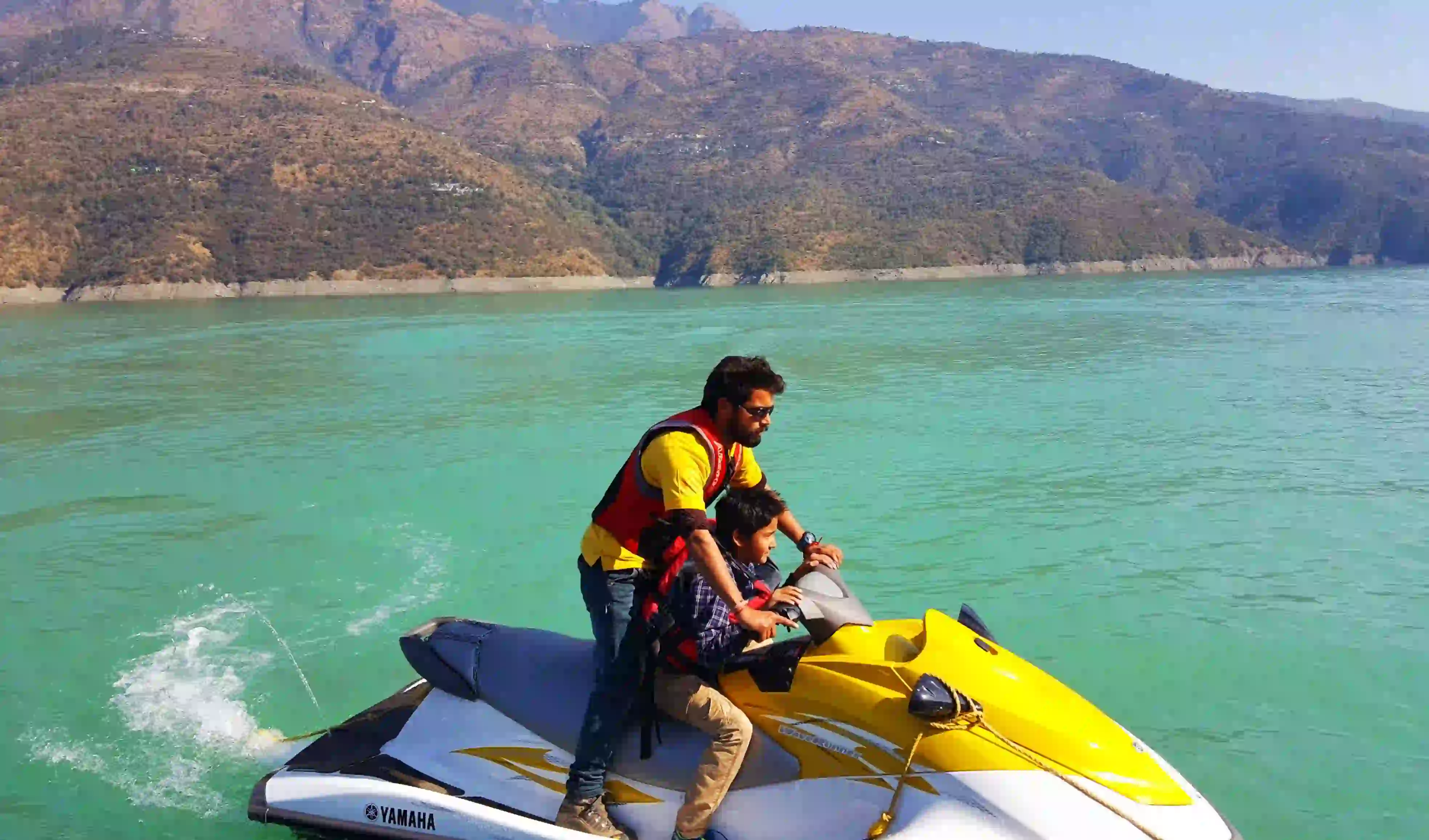 Jet Ski in Tehri Lake near Rishikesh