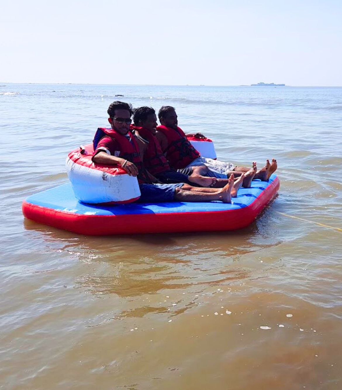 Sofa Boat Ride in Kihim Beach