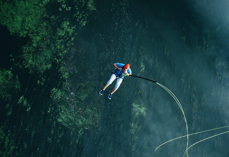 Reverse Bungee Jumping In Rishikesh