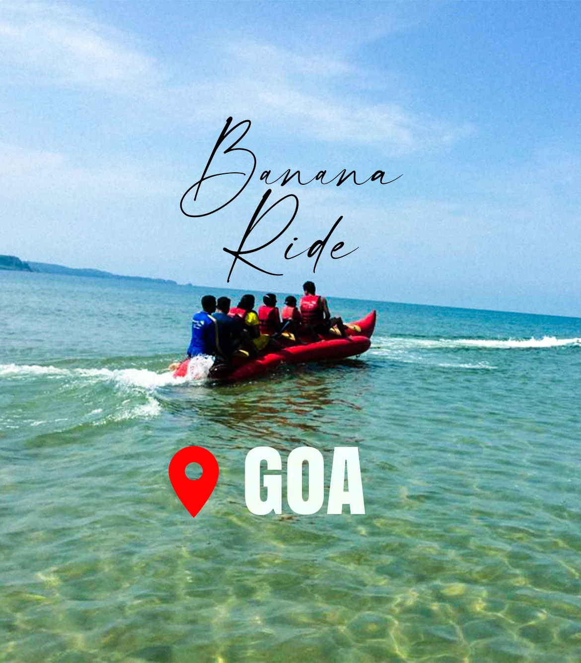 Banana Ride at Mobor Beach in South Goa