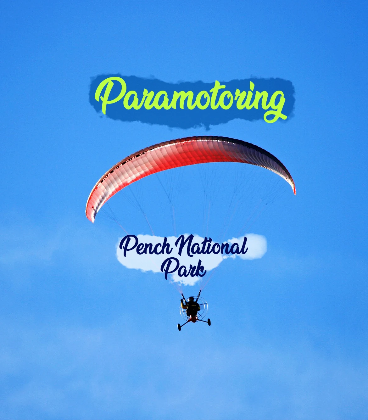 Paramotoring in Pench National Park