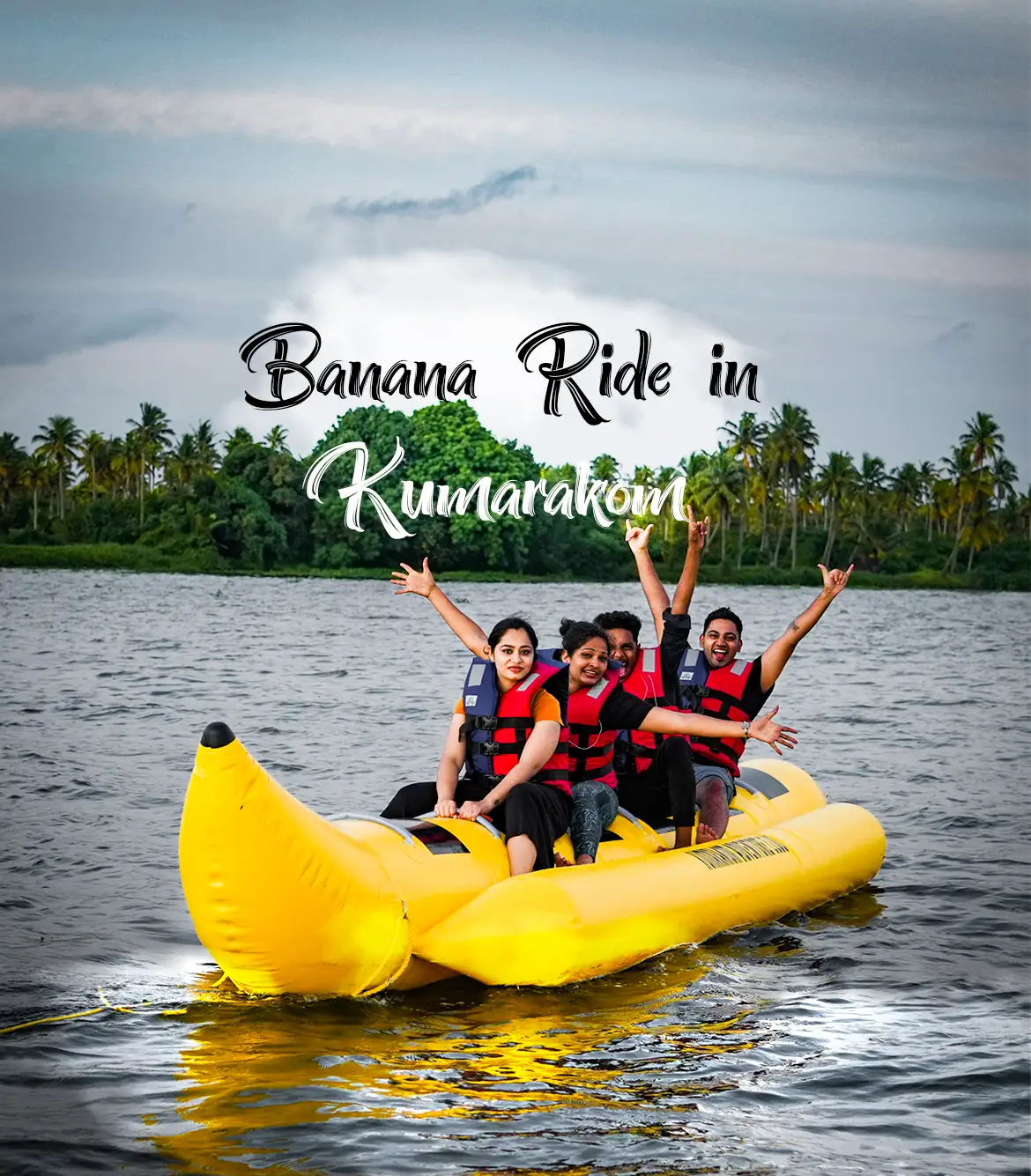 Banana Ride in Kumarakom