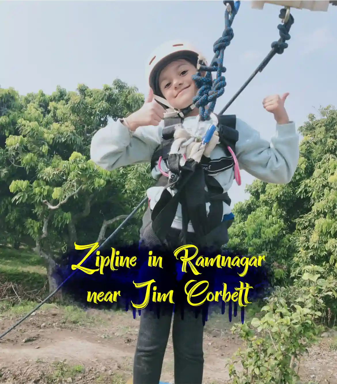 Zipline in Ramnagar near Jim Corbett