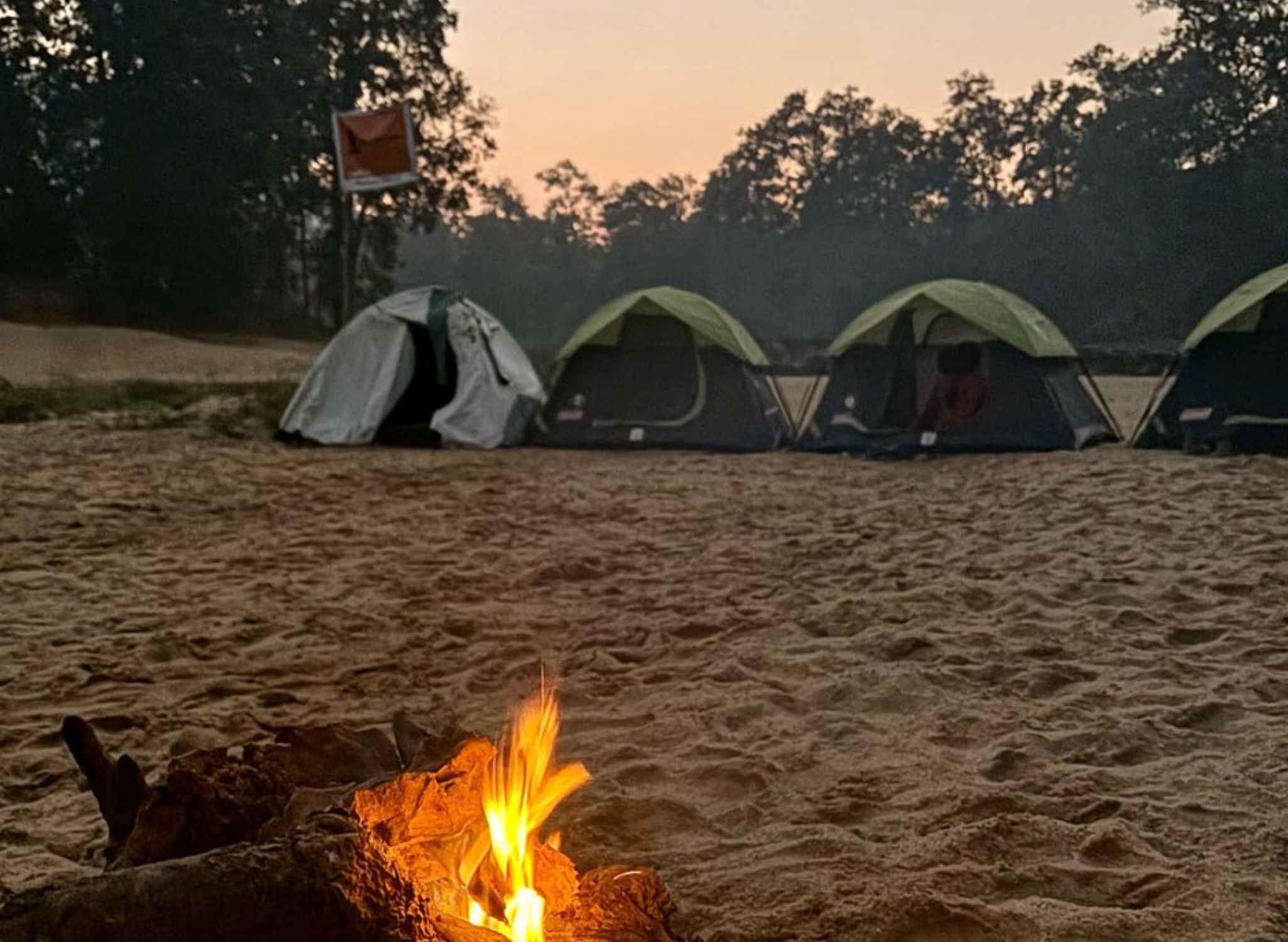 Camping in Mainpat Hill