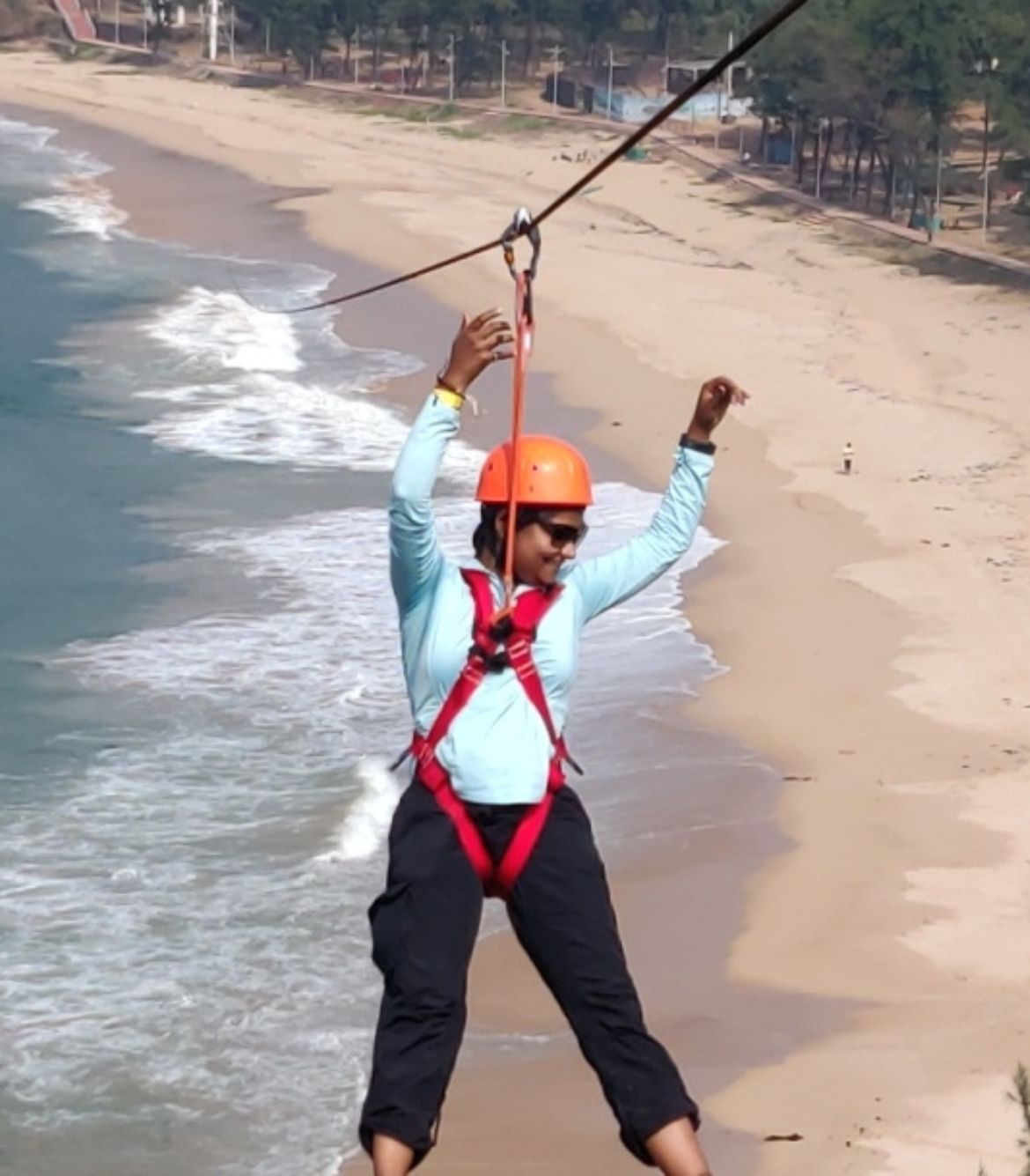 Ziplining in Devgad