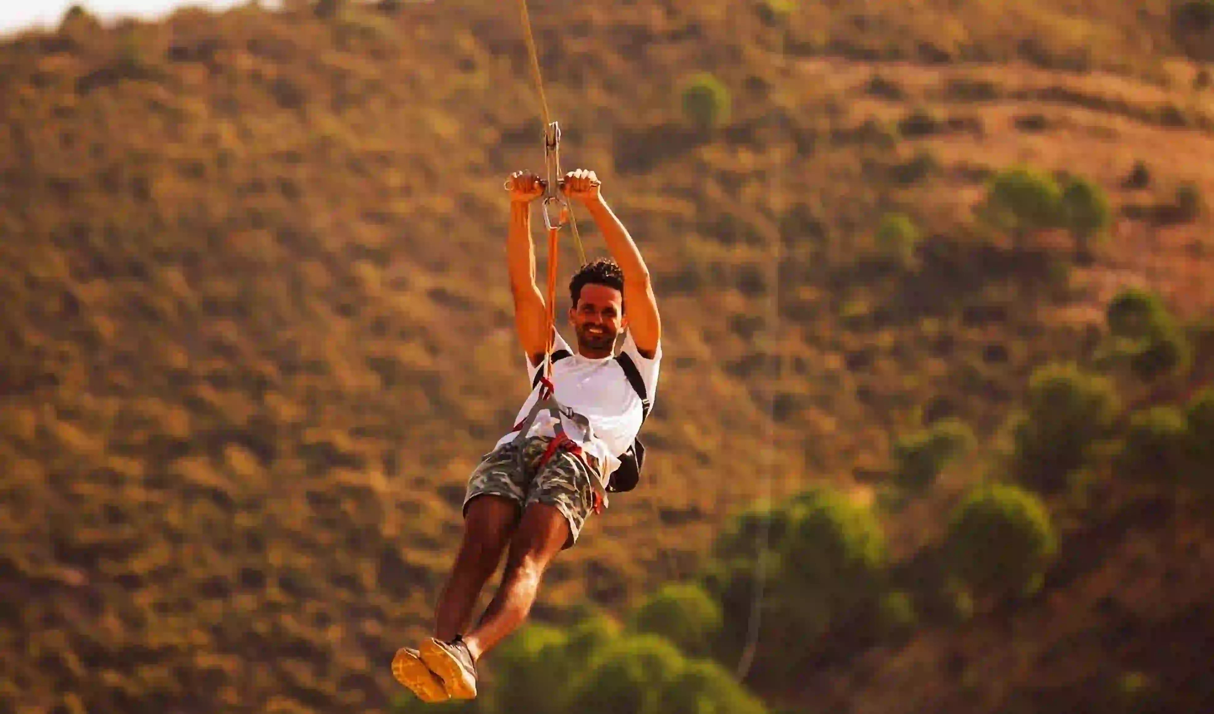 Ziplining in Ranakpur, Rajasthan