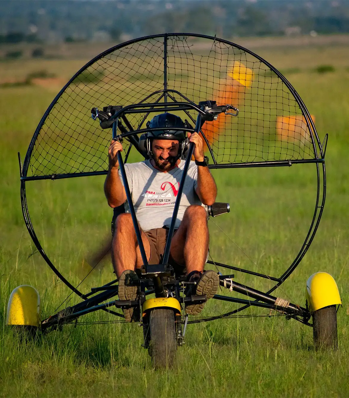 Paramotoring in Pench National Park