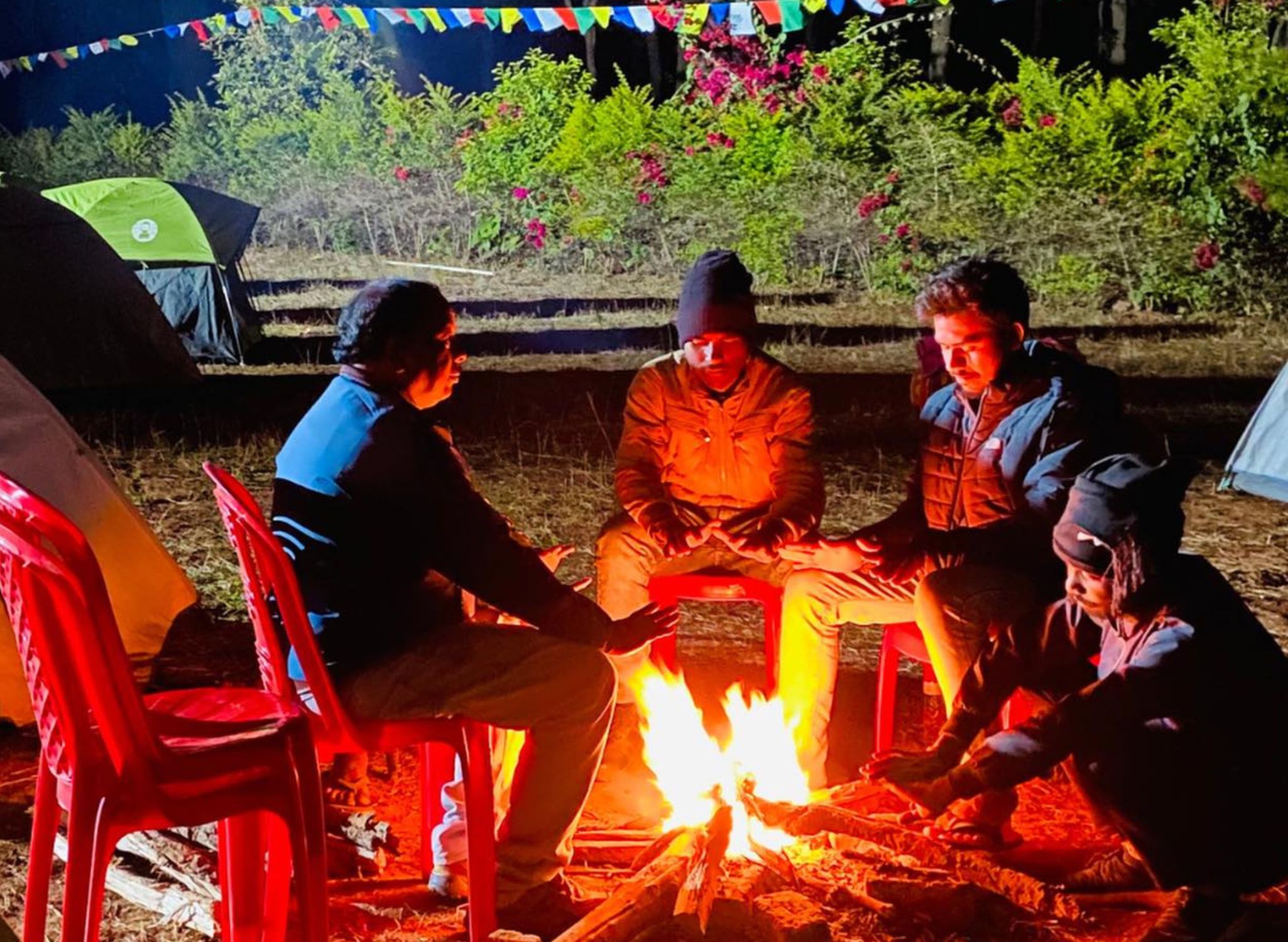 Camping in Mainpat Hill