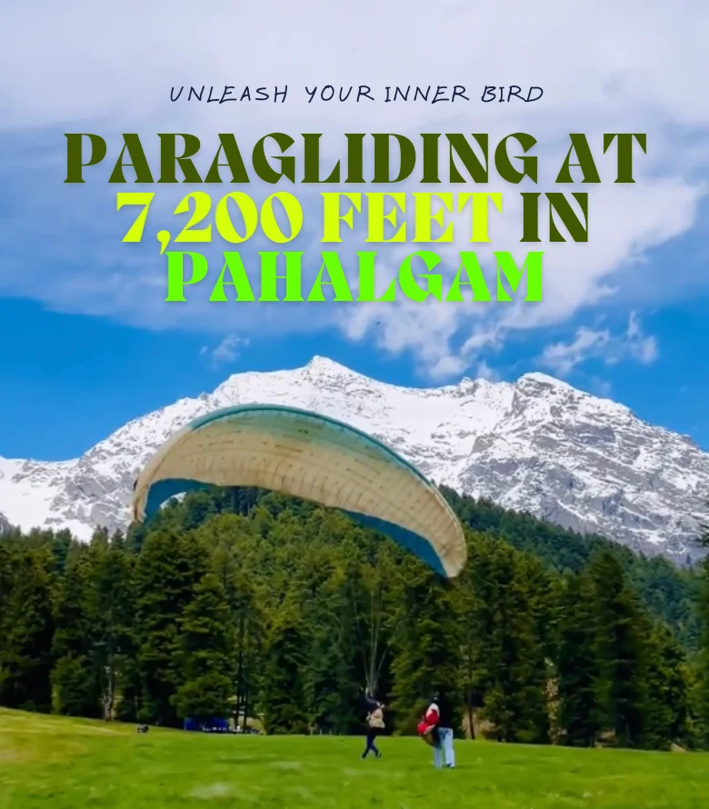 Paragliding in Pahalgam