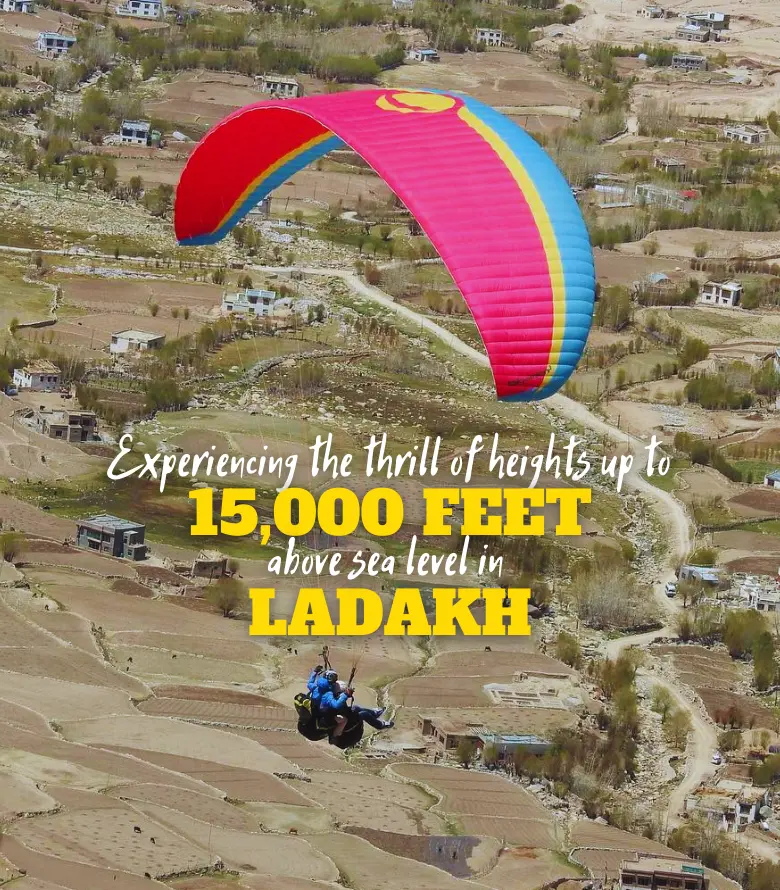 Paragliding in Ladakh
