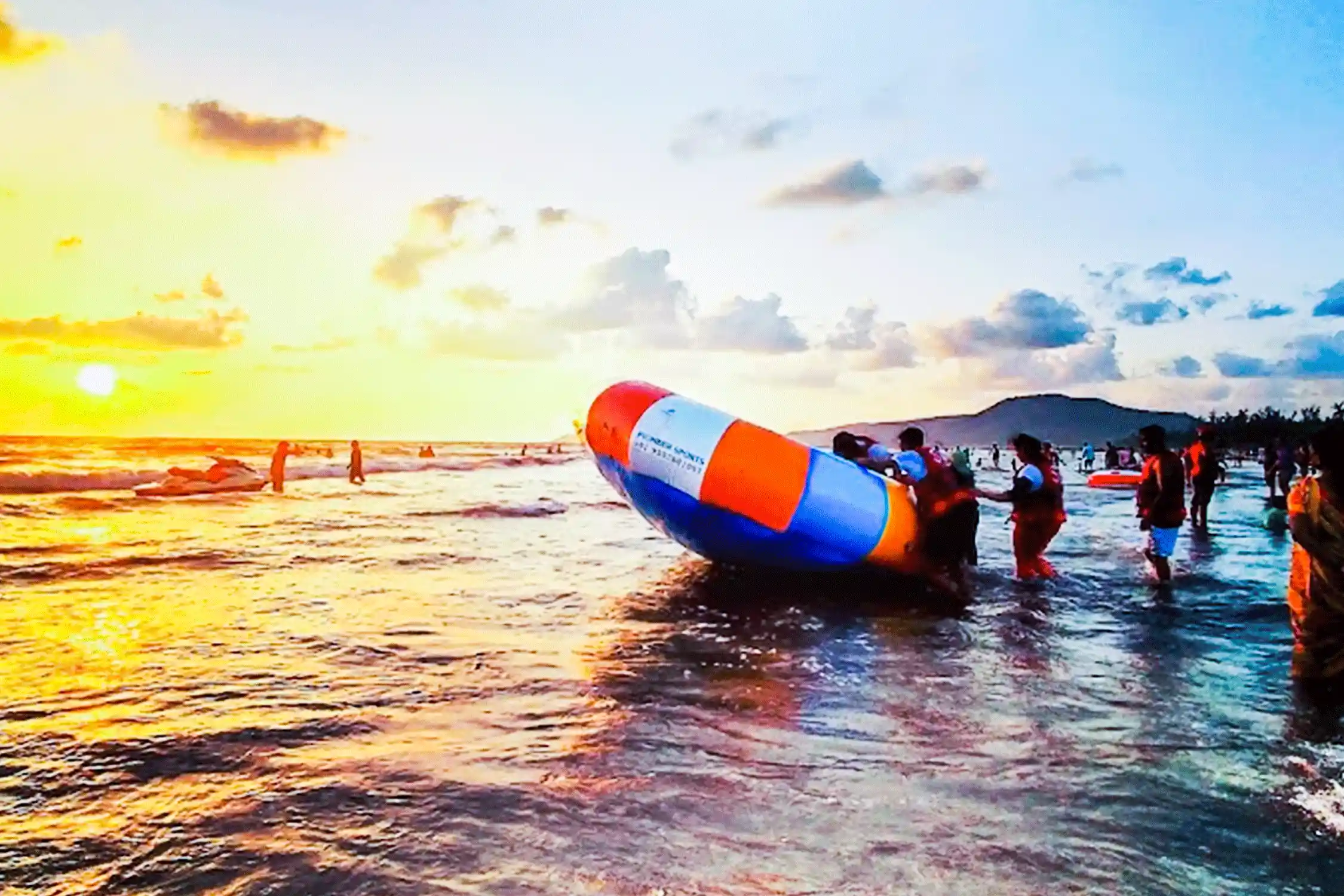 Sofa Boat Ride in Diveagar Beach