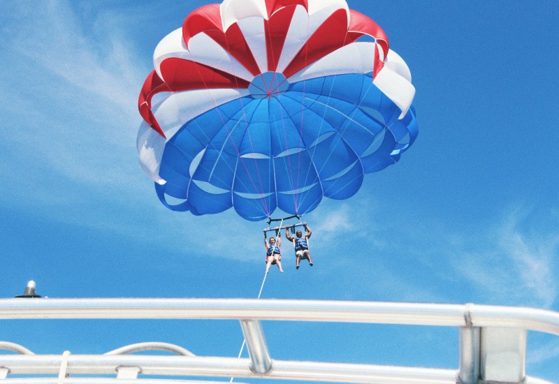 Parasailing in Coorg