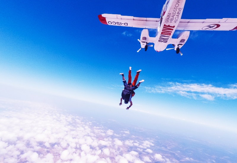 Skydiving in Narnaul near Delhi
