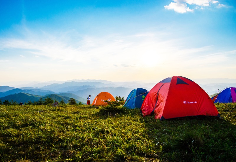 Camping near Vaverle Dam