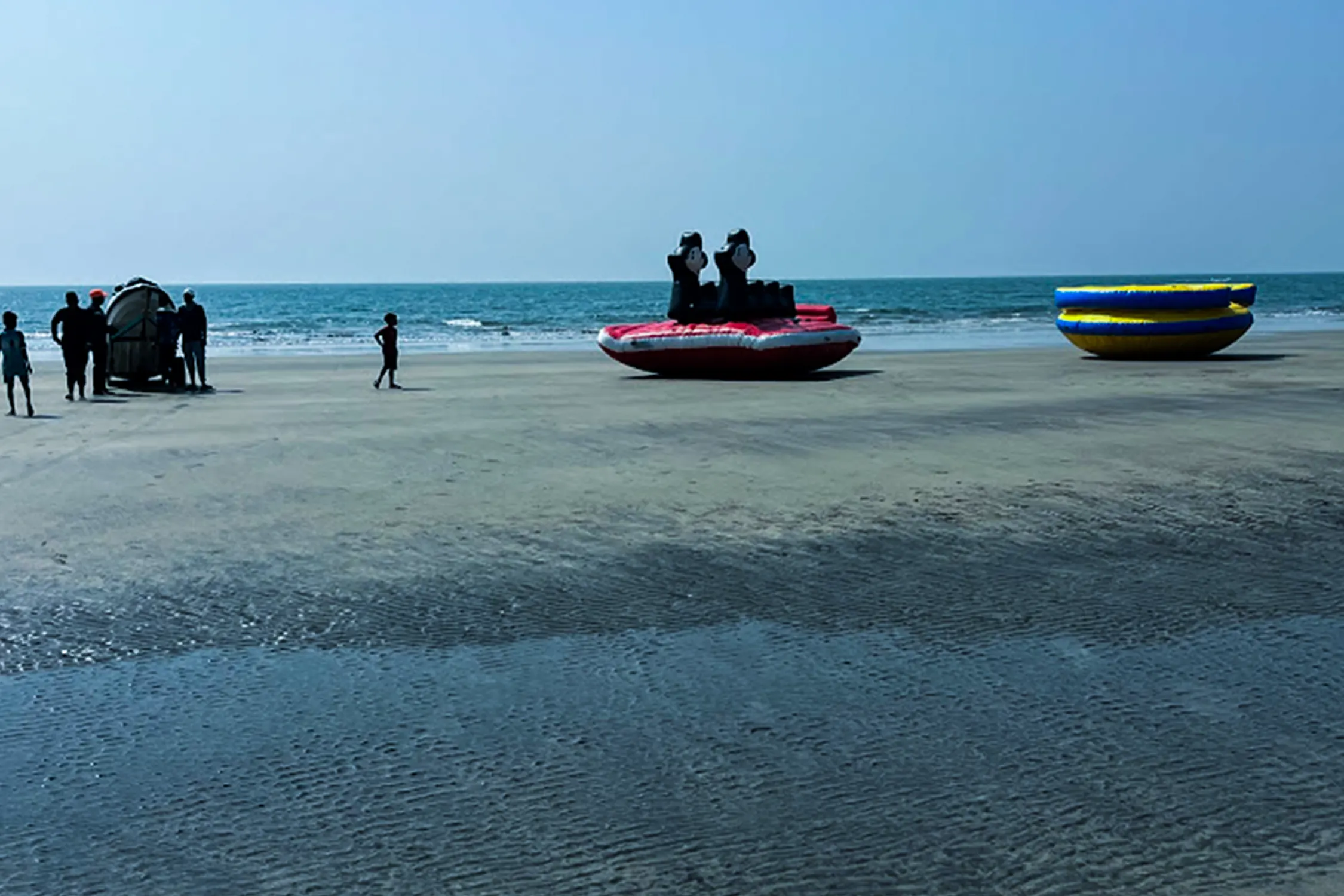 Sofa Boat Ride in Aravi Beach