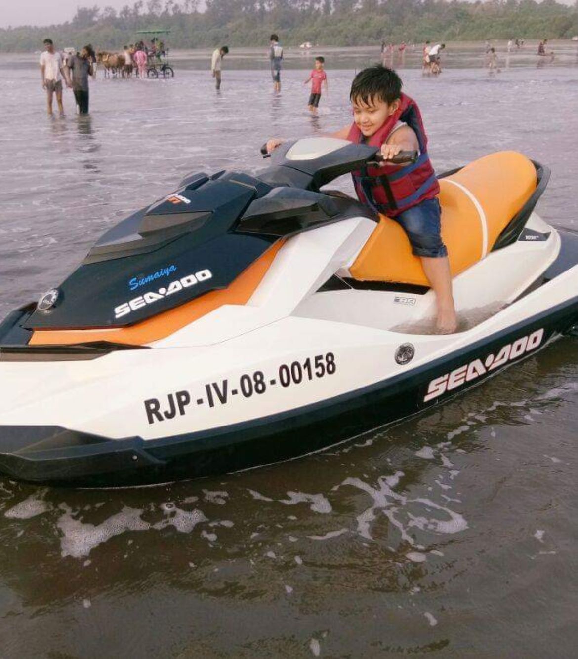 Jet Ski in Diveagar Beach Raigad