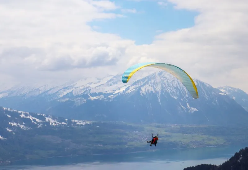 Kondapochamma Reservoir Paragliding