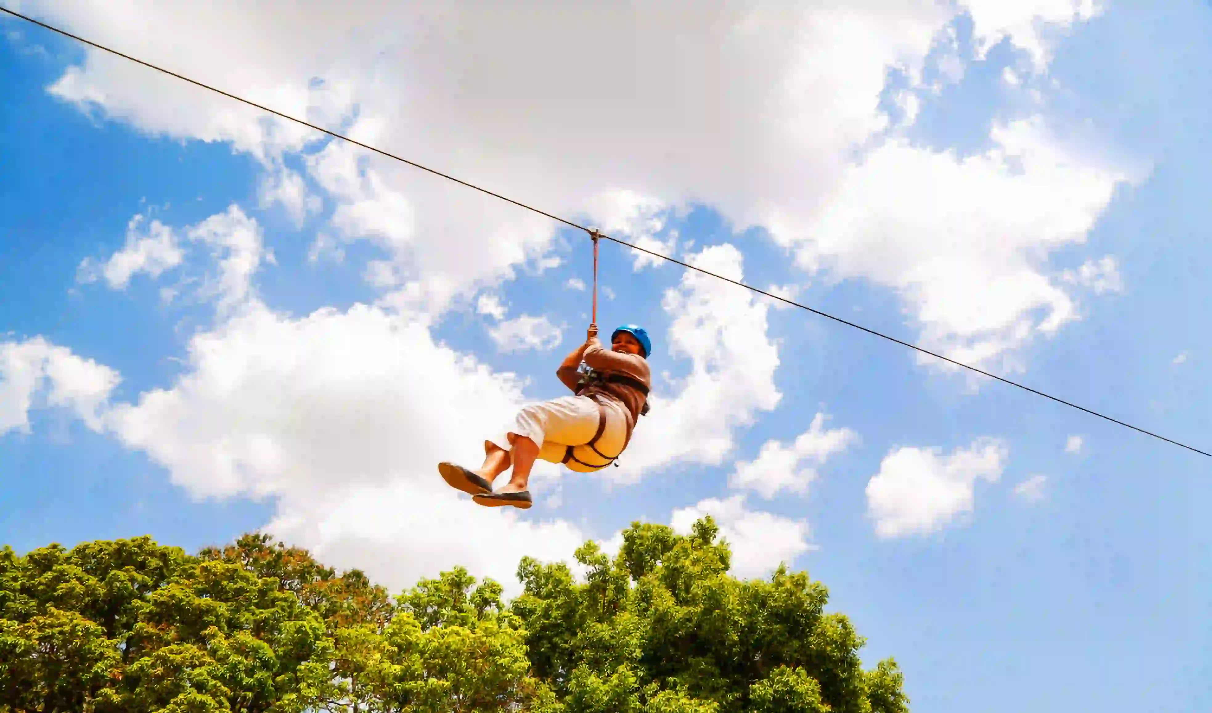 Ziplining in Ranakpur, Rajasthan