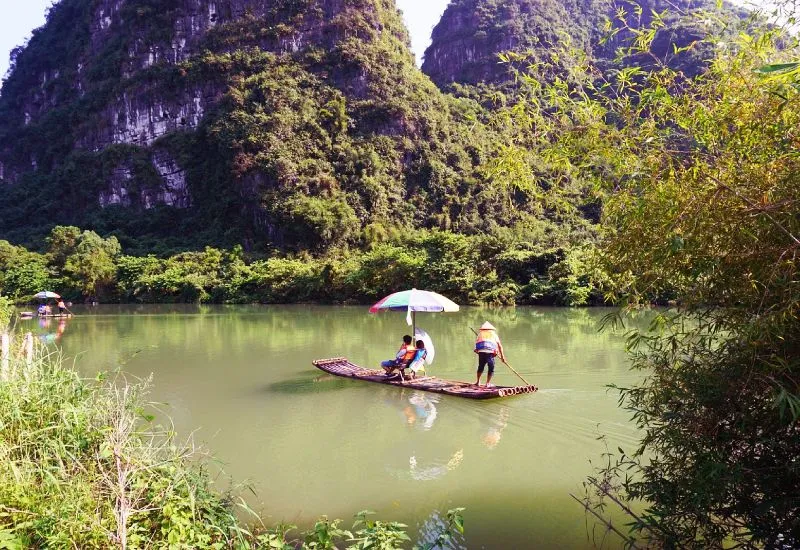 Bamboo Raft in Munnar