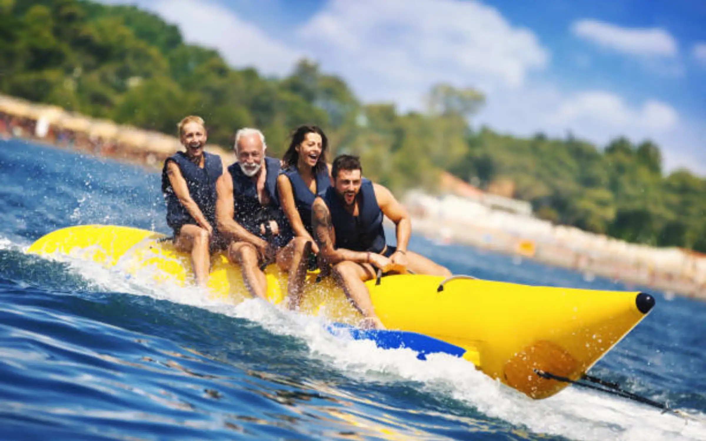 Banana Ride in Alibaug Beach