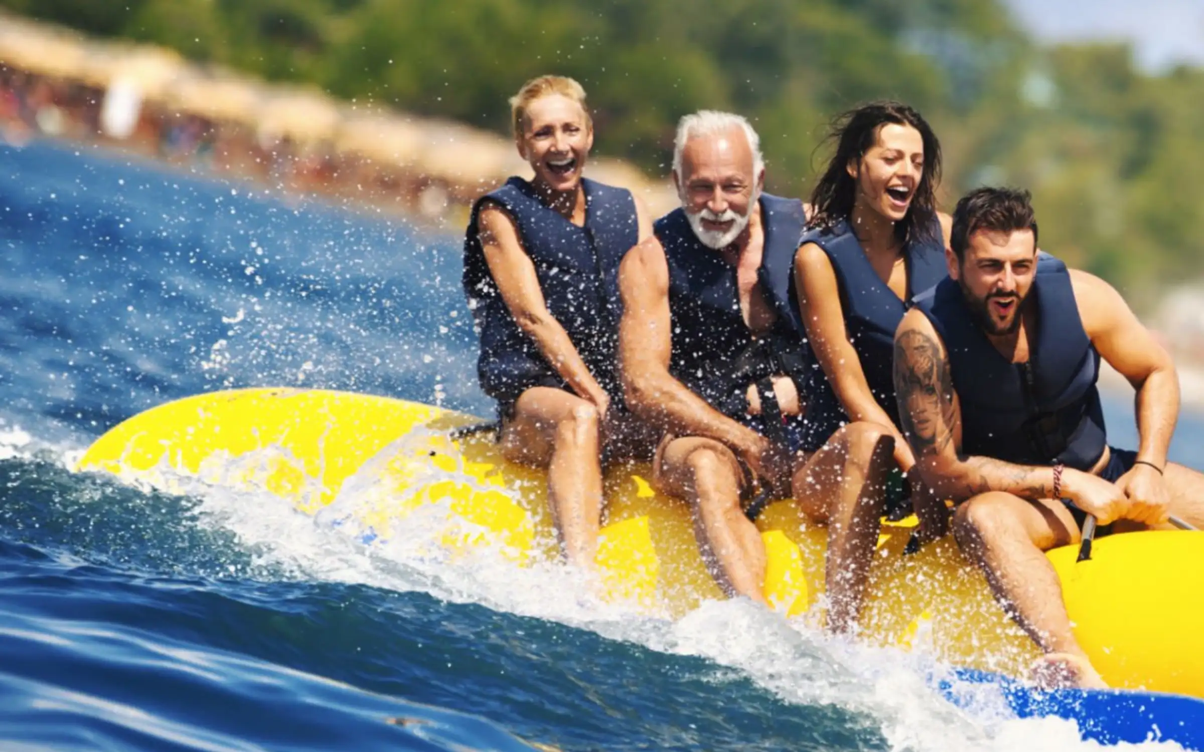 Banana Ride in Aravi Beach