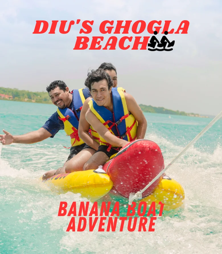 Banana Ride in Ghogla Beach, Diu