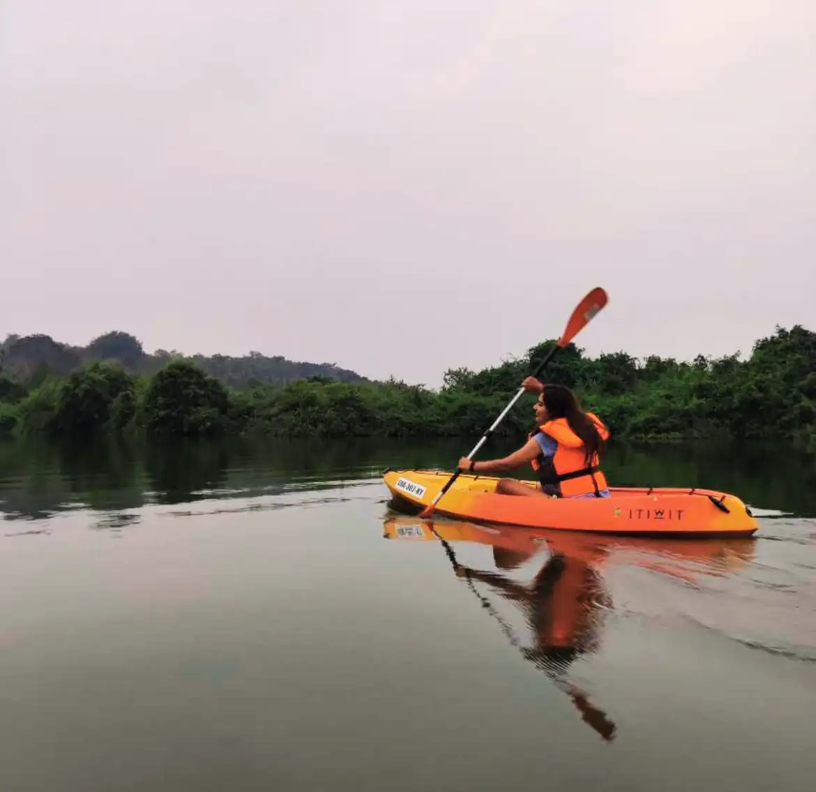 Boating in Chapora River