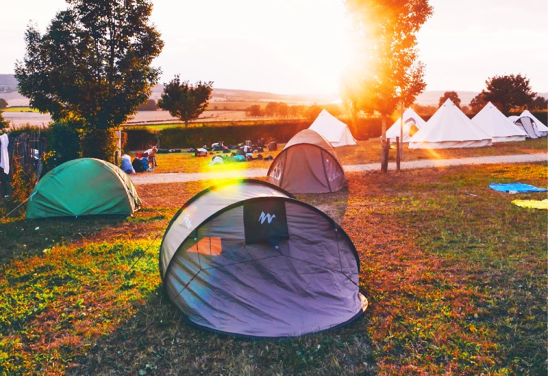 Camping in Devkund Waterfall