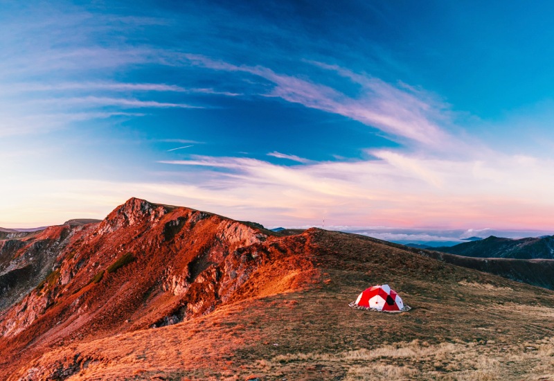 Camping near Vaverle Dam