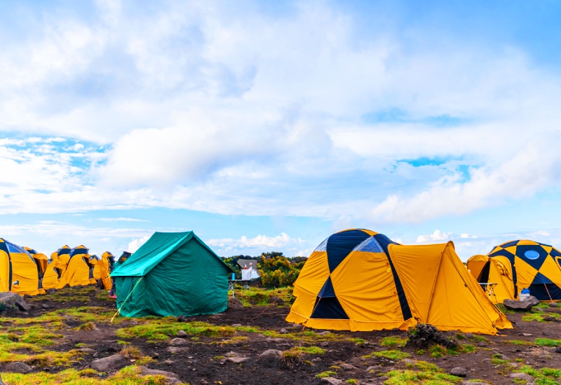 Camping in Devkund Waterfall