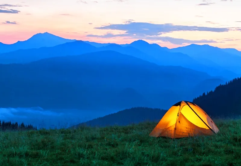Camping in Ranikhet, Uttarakhand