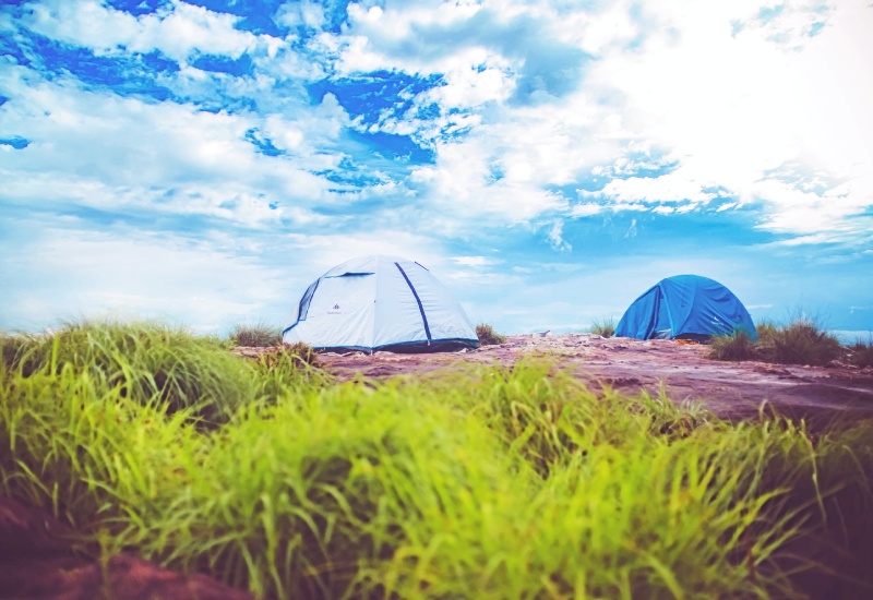 Camping near Vaverle Dam