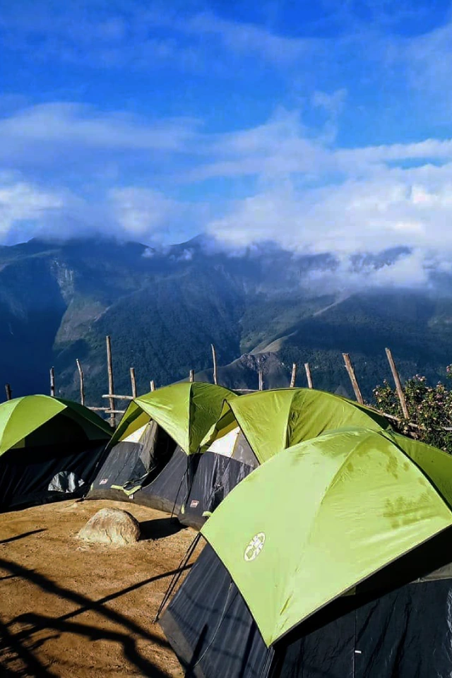 Camping at Top Station Munnar