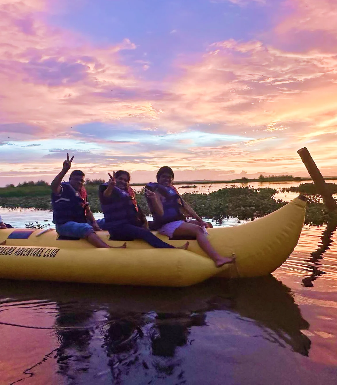 Banana Ride in Kumarakom