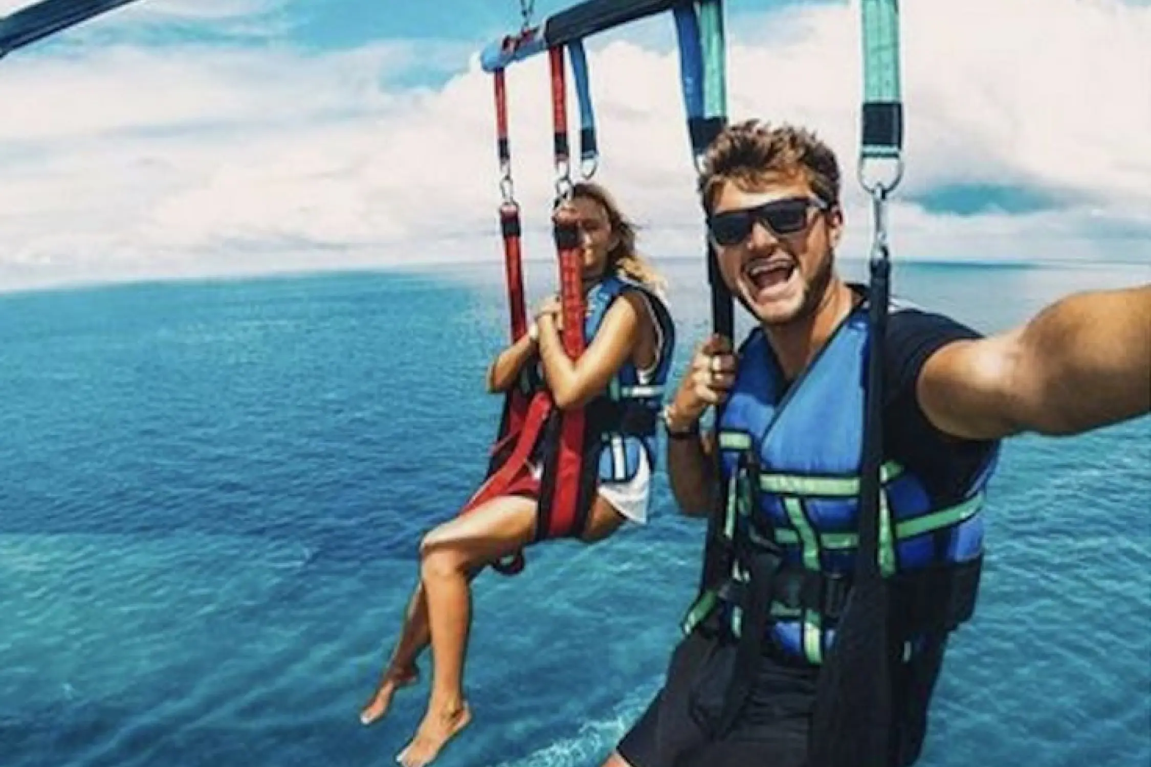 Parasailing in Tsunami Island