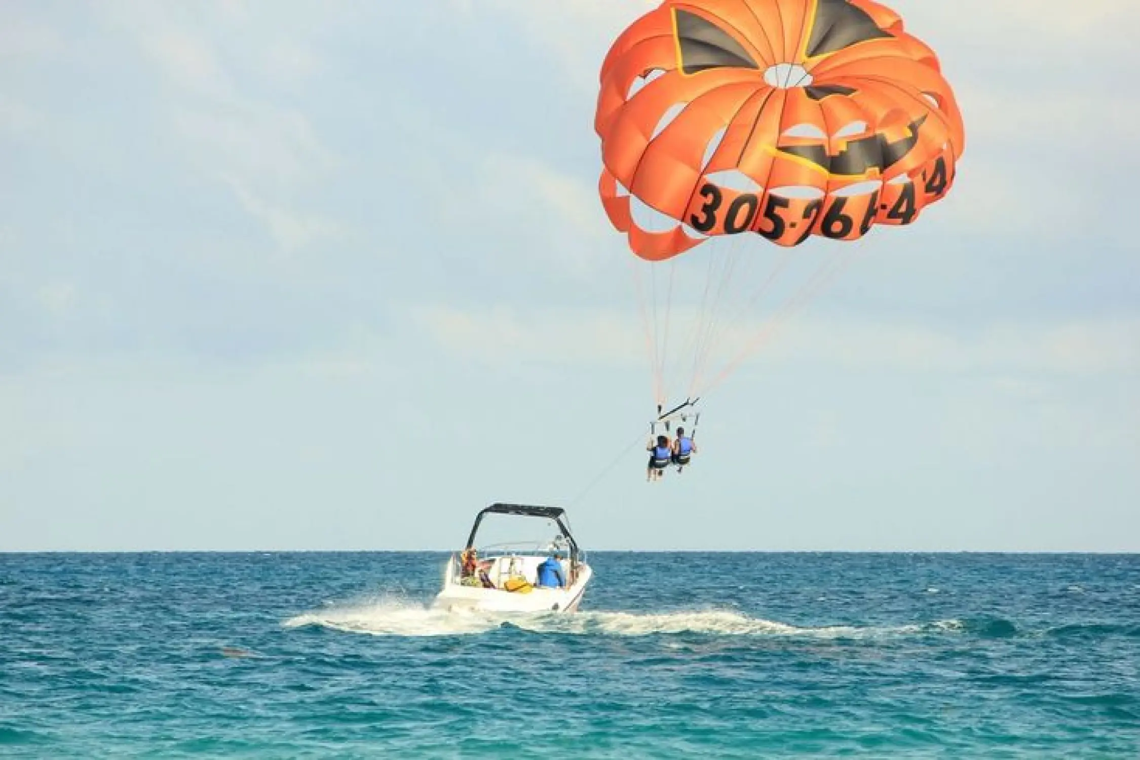 Parasailing in Chivala Beach