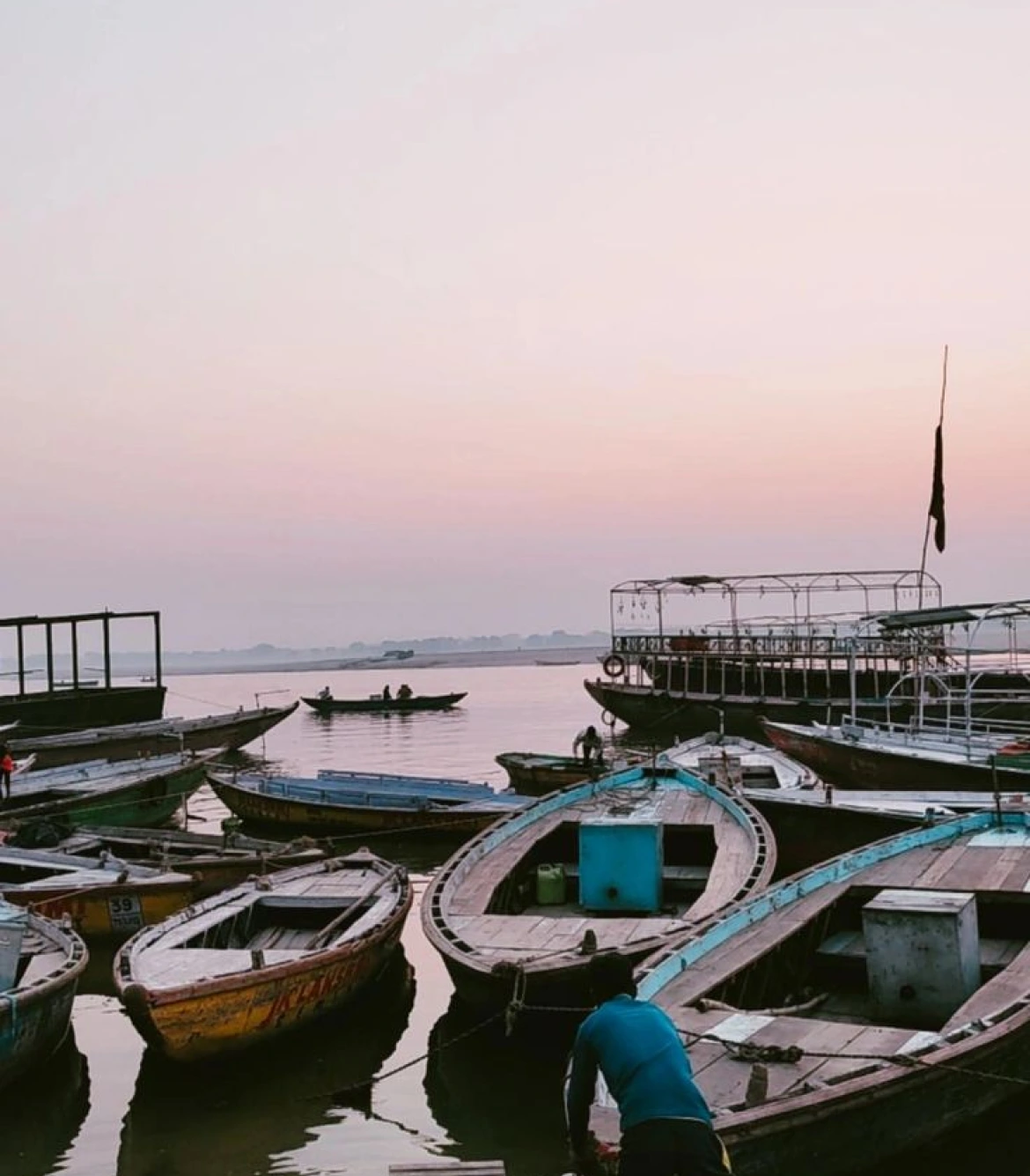 Boating in Varanasi