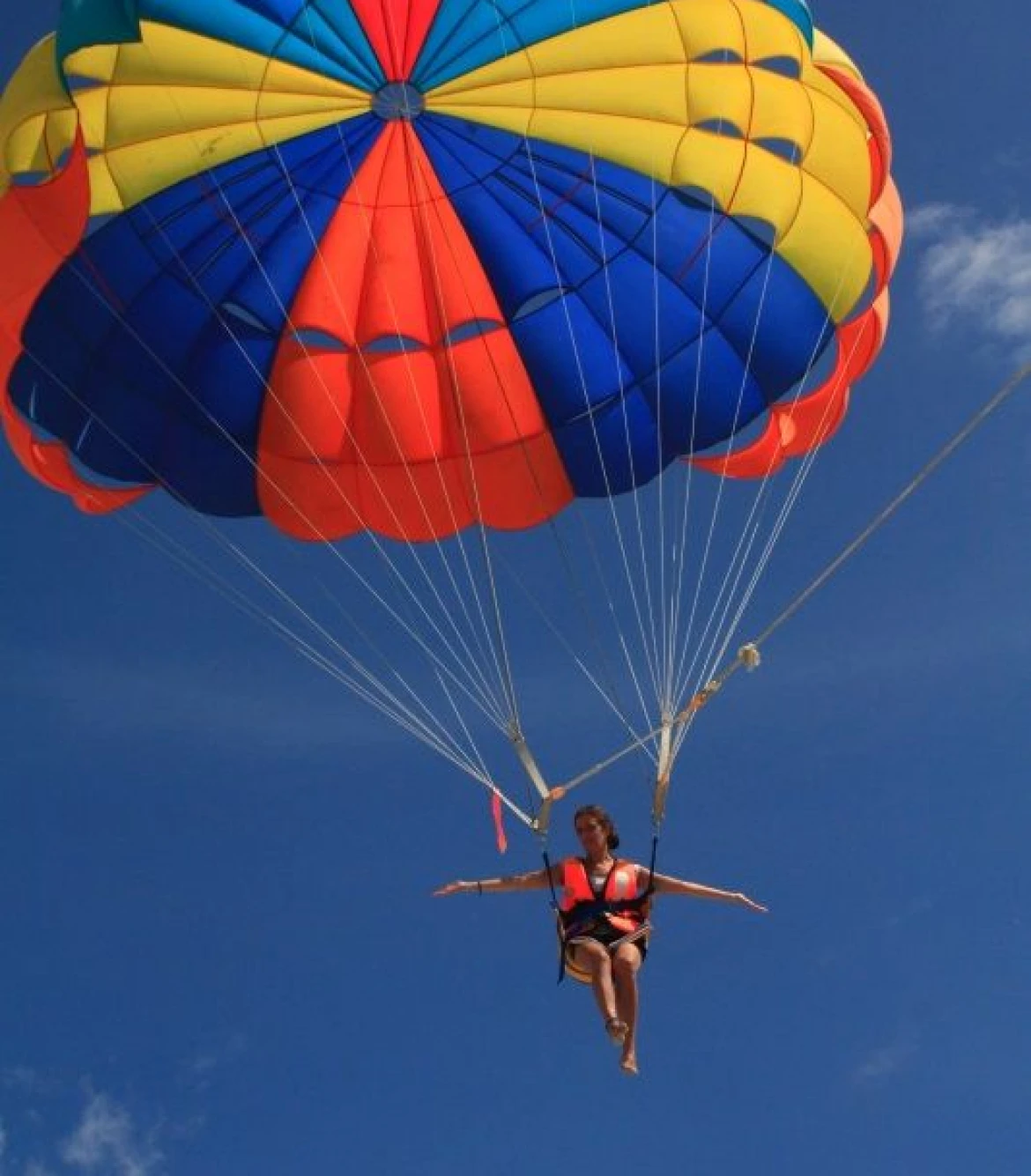 Parasailing in Chivala Beach