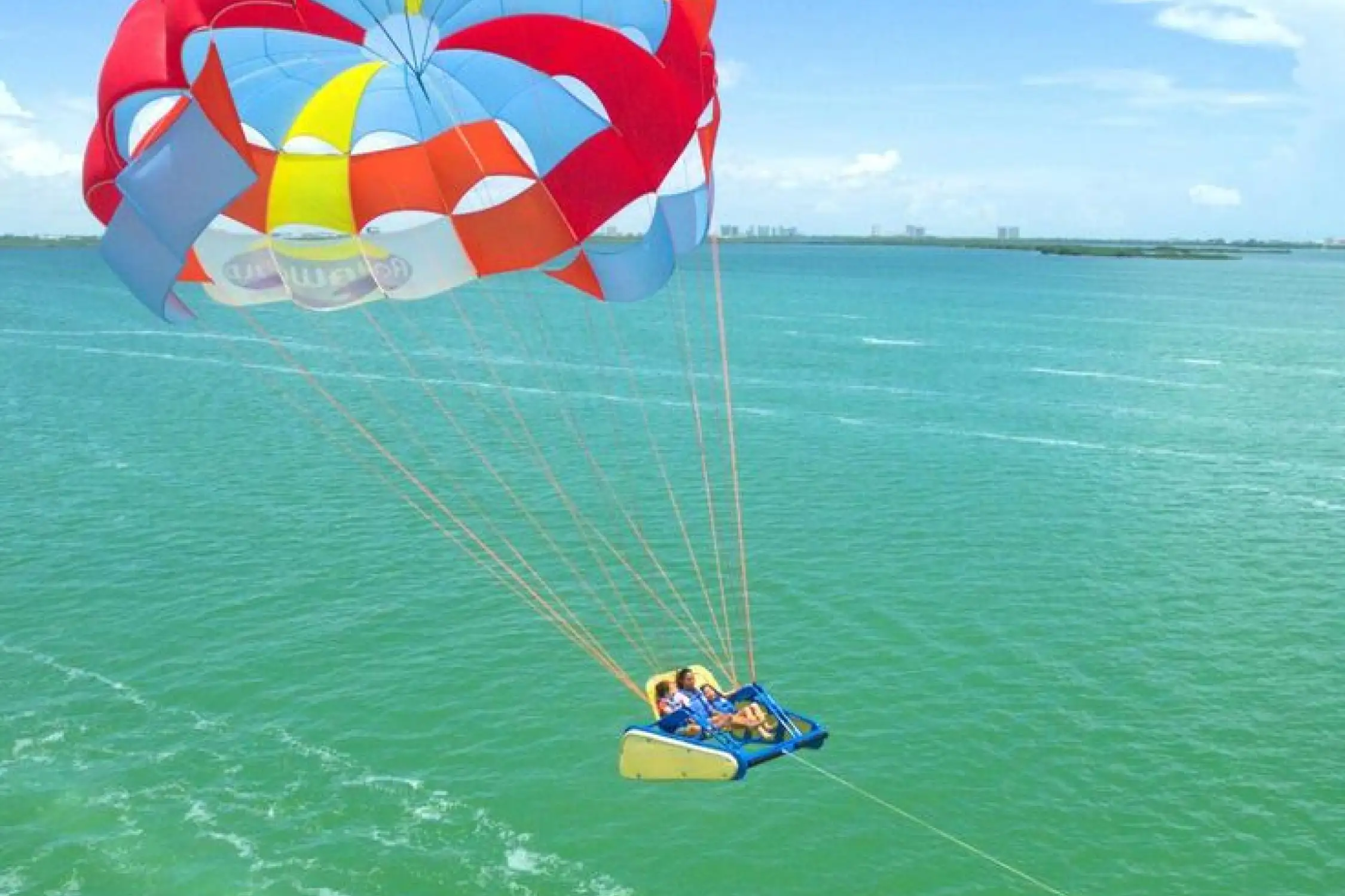 Parasailing in Tsunami Island